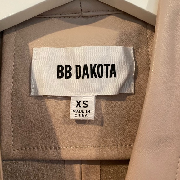 Small BB Dakota Faux Leather Jacket - Picture 4 of 4